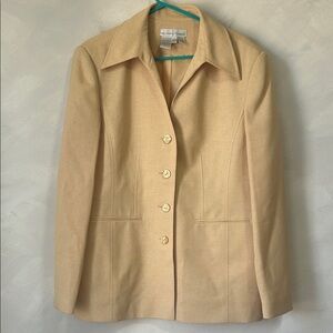 Vintage butter yellow blazer suit jacket y2k size S-M